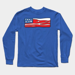 Bacon Flag Long Sleeve T-Shirt